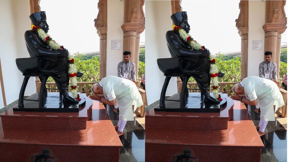 PM Narendra Modi pays tribute RSS founder