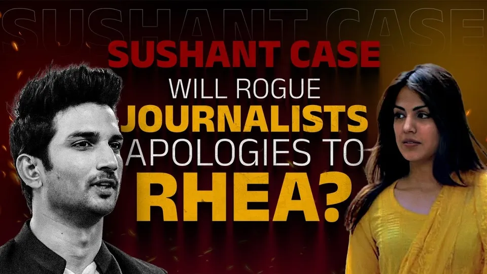 YouTube removes Rajdeep Sardesai’s video blog on Rhea Chakraborty