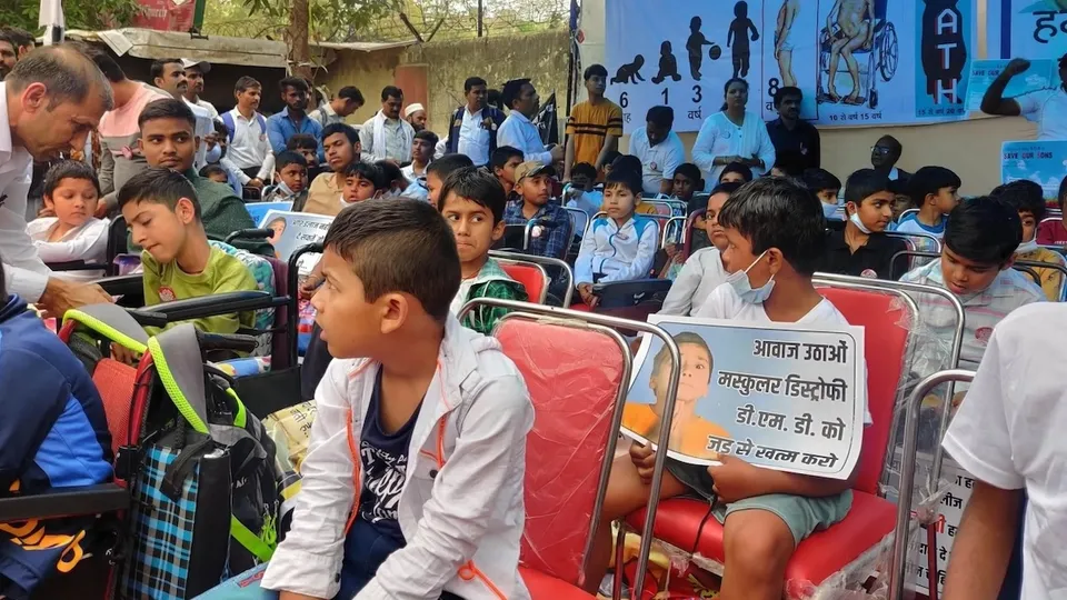 Duchenne Muscular Dystrophy protest Jantar Mantar