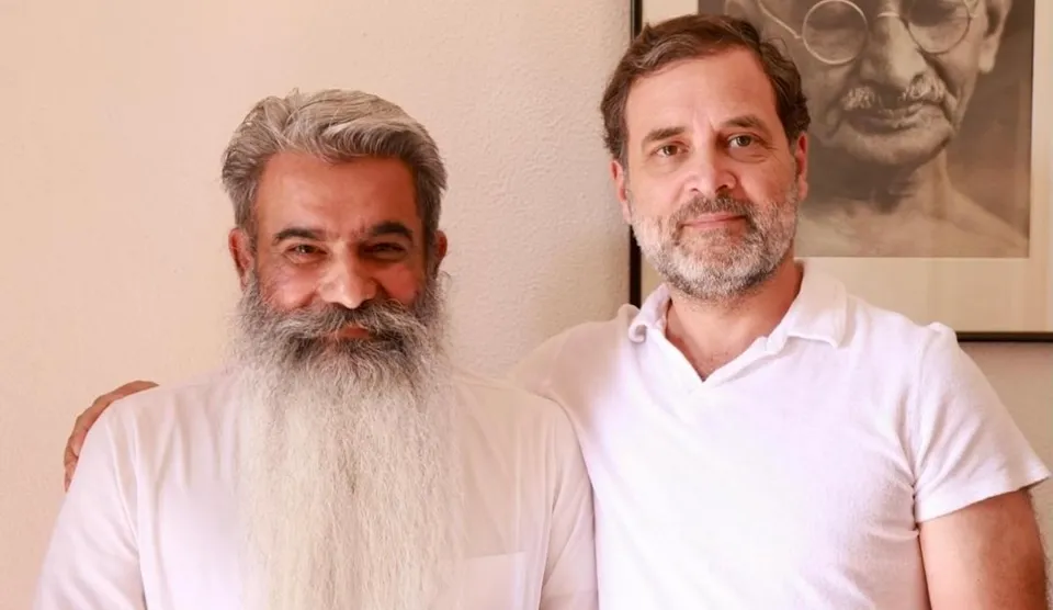 Bharat Bhushan Ashu and Rahul Gandhi