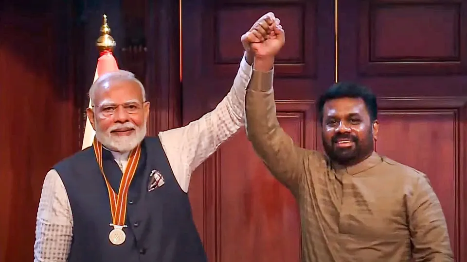 Narendra Modi Anura Kumara Dissanayake India Sri Lanka
