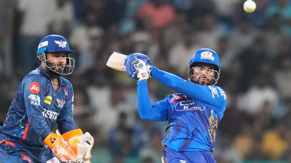 Tilak Varma Rishabh Pant LSG vs MI