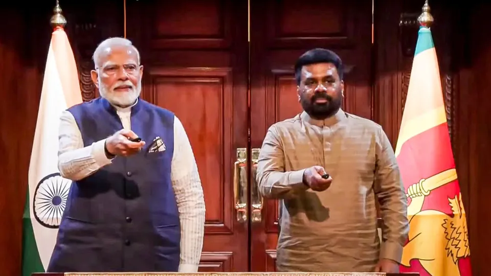 Narendra Modi Anura Kumara Dissanayake India Sri Lanka