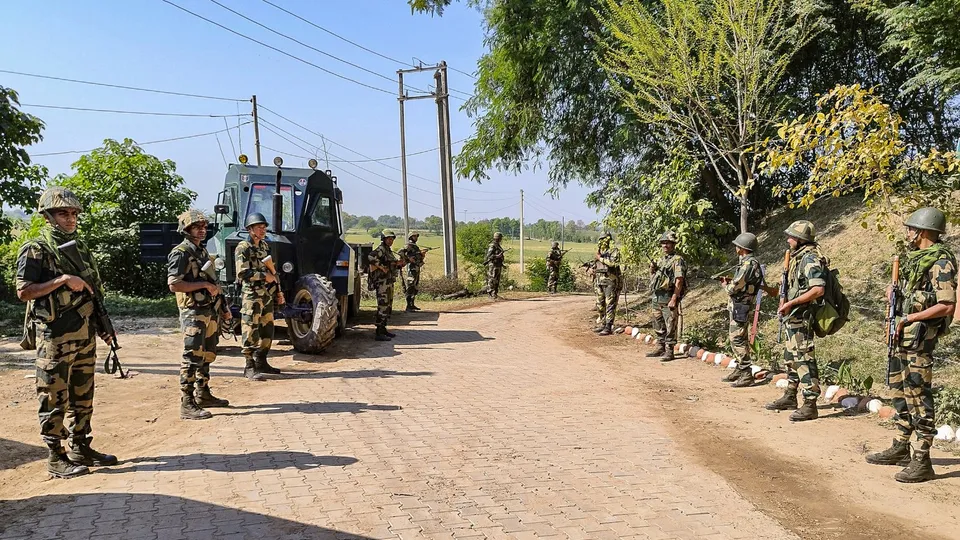 BSF image R S Pura Jammu And Kashmir Security Indian Army International Border Pakistani Infiltration