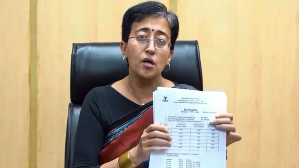 Delhi Schools Fee Hike Atishi