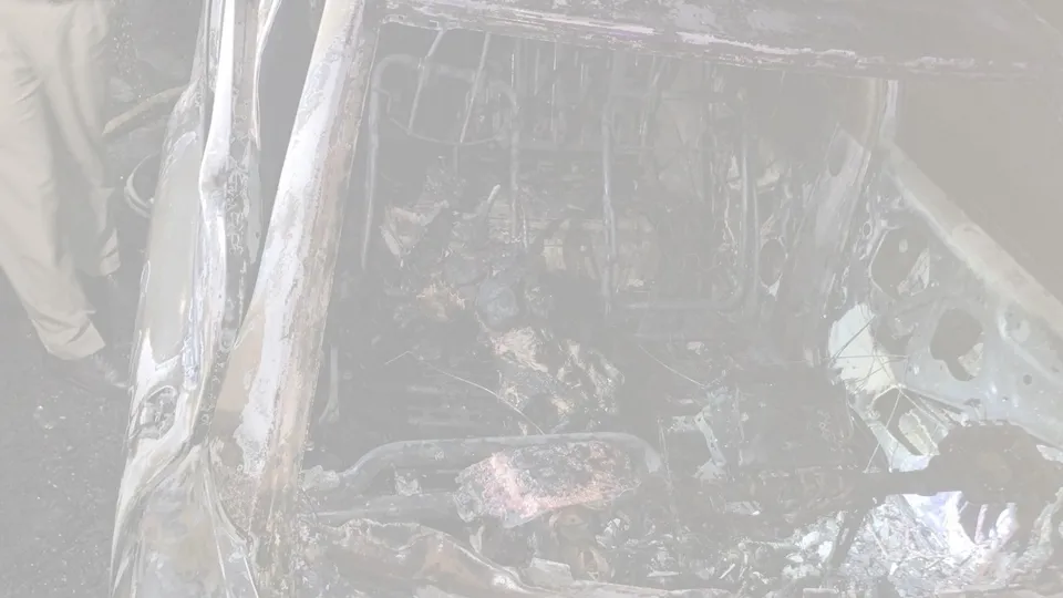 bijwasan car fire