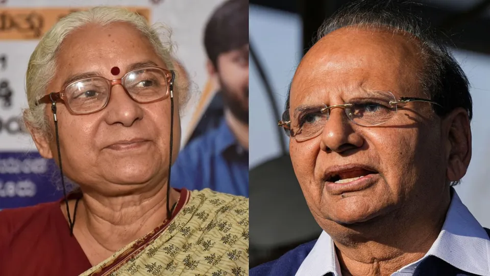 Medha Patkar V K Saxena