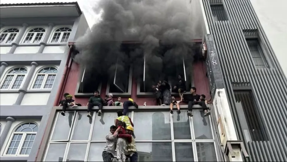 Singapore shophouse fire