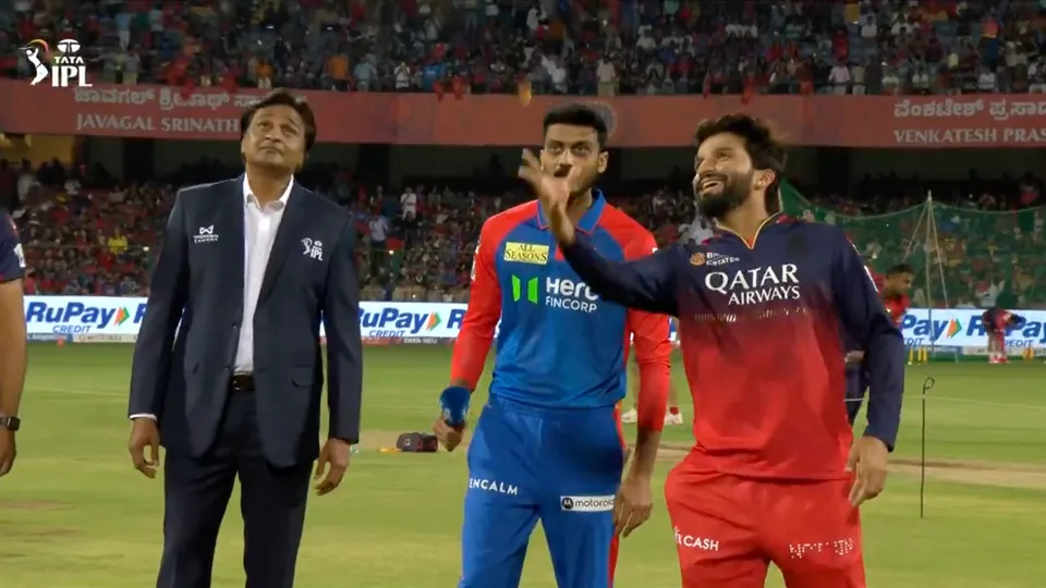 Delhi capitals vs RCB toss