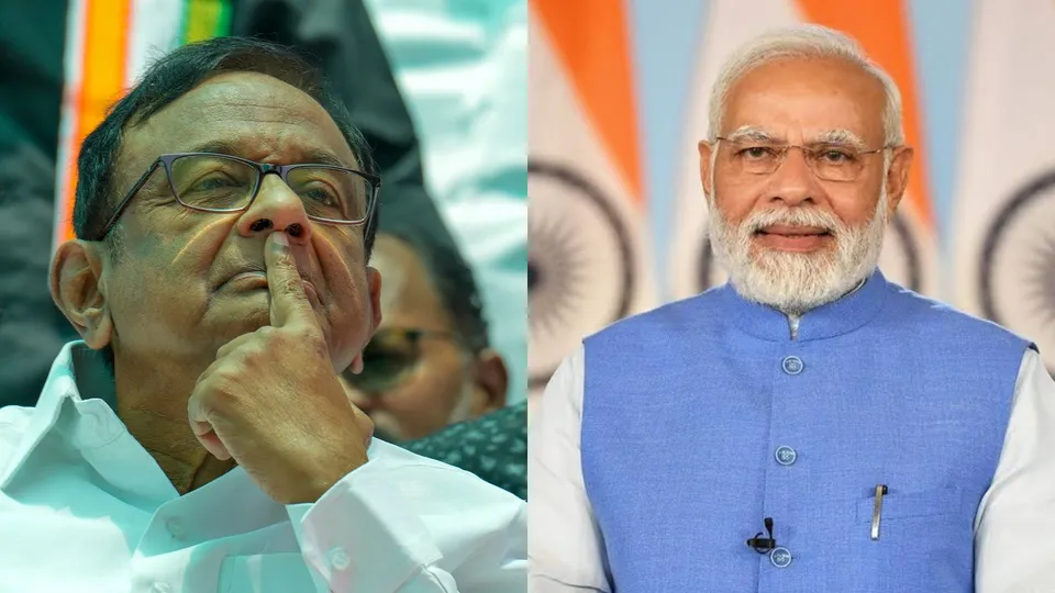 P Chidambaram Narendra Modi