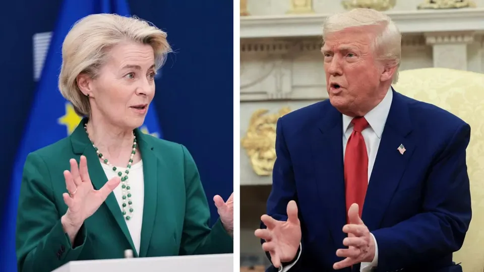 Ursula von der Leyen Donald Trump Tariffs European Union