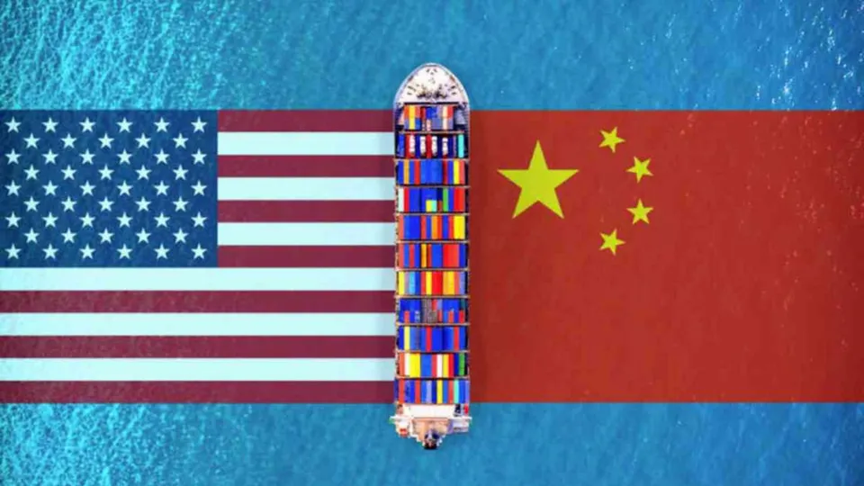 US China Flag US China Trade War Donald Trump Tariffs