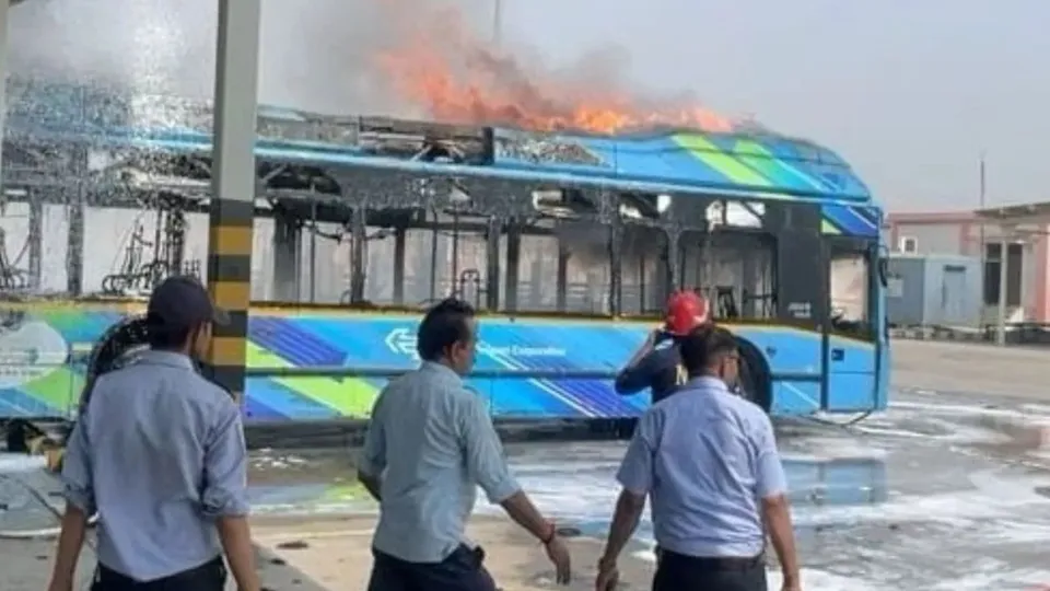 Fire at Rohini Depot