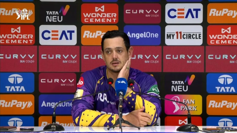 Kolkata Knight Riders' batter Quinton de Kock