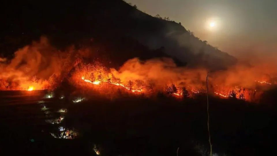 Lingchuan County wildfire Shanxi Wildfires China Wildfires