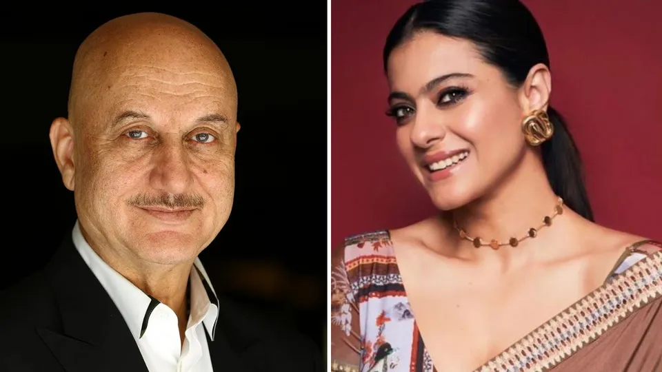 Anupam Kher, Kajol Devgn