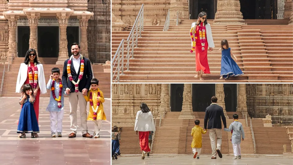 JD Vance Akshardham Temple