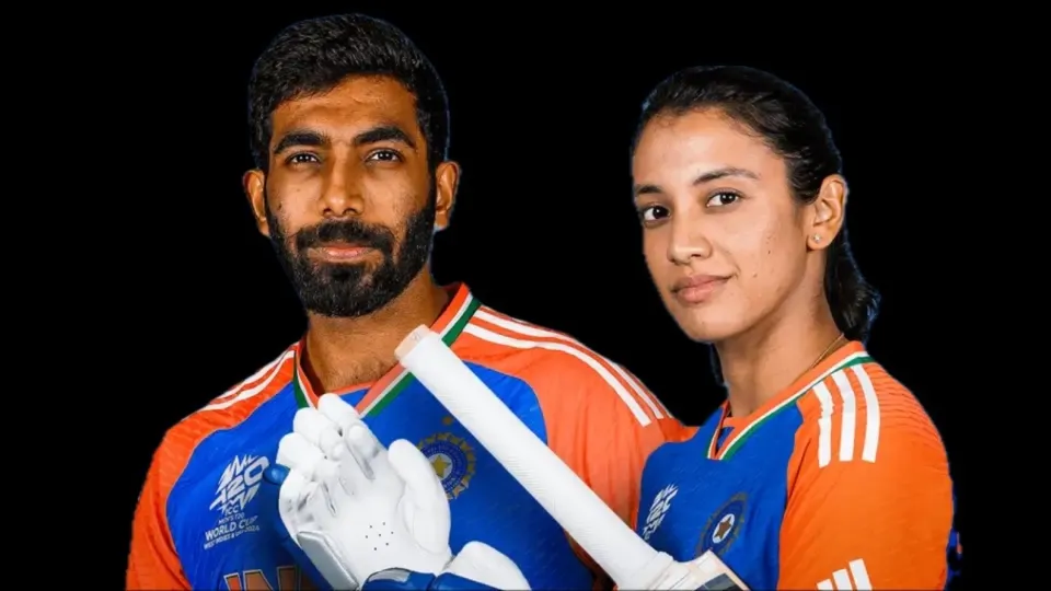 Jasprit Bumrah and Smriti Mandhana