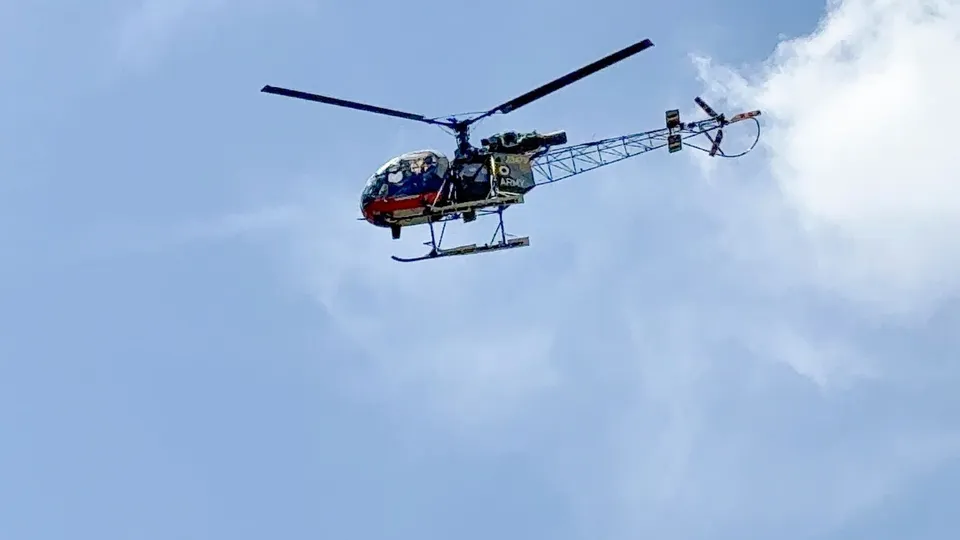 Pahalgam Terror Attack Security Helicopter Indian Army