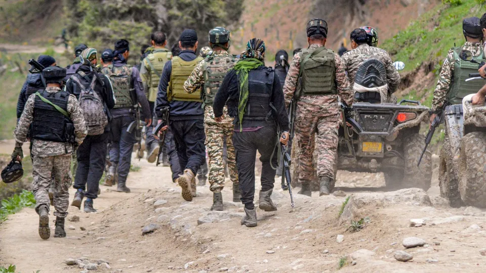 Pahalgam Terror Attack site Armed Forces