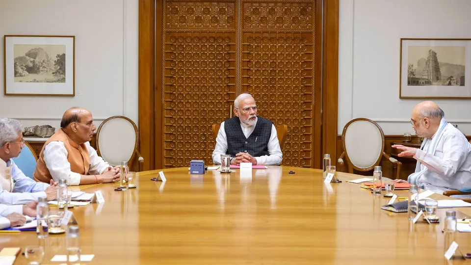 Narendra Modi Amit Shah Rajnath Singh Cabinet Committee on Security