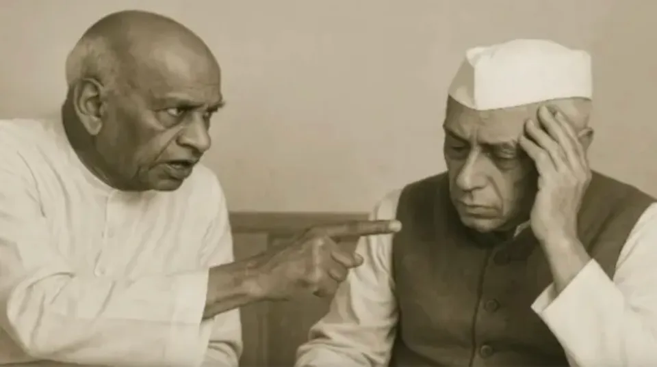Sardar Vallabhbhai Patel and Jawaharlal Nehru (File photo)