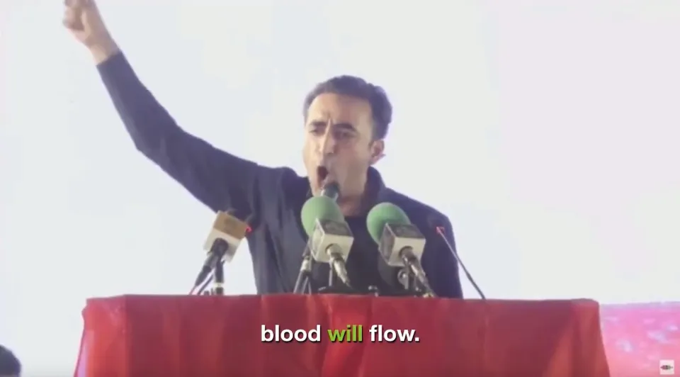 Bilawal Bhutto's threat to India