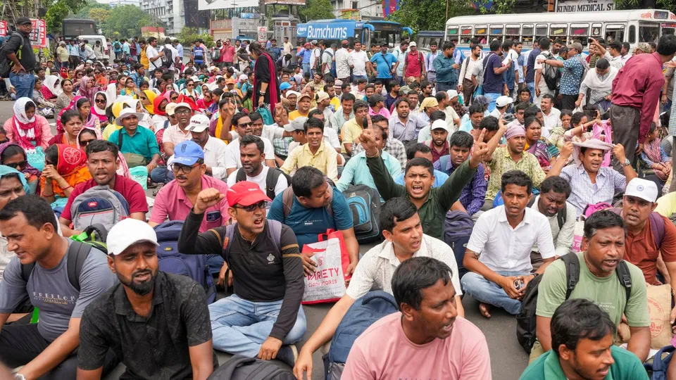 West Bengal Teachers Recruitment Scam Protest