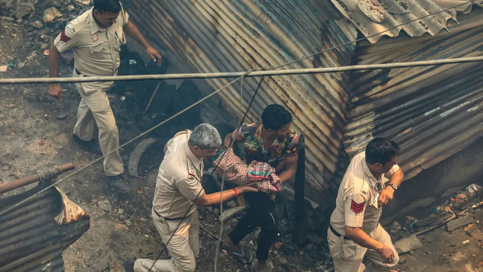Rohini Slum Fire