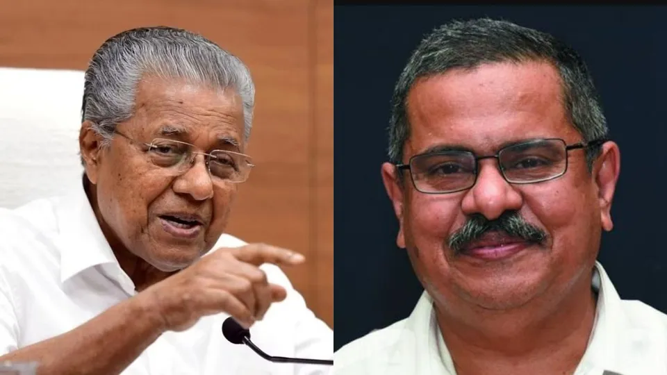 Pinarayi Vijayan K M Abraham