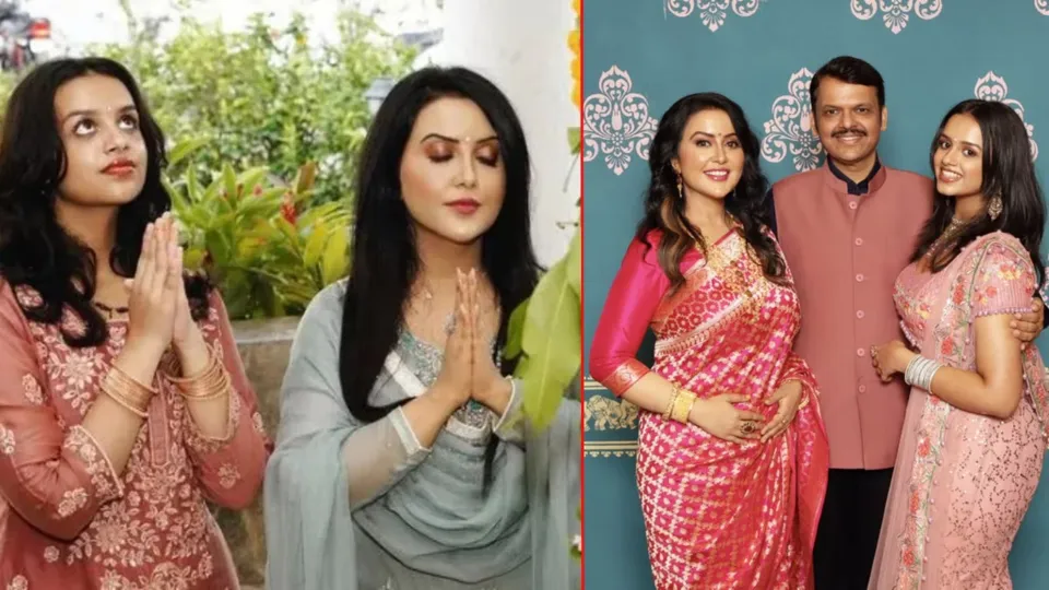 Divija Fadnavis Amruta Fadnavis Devendra Fadnavis