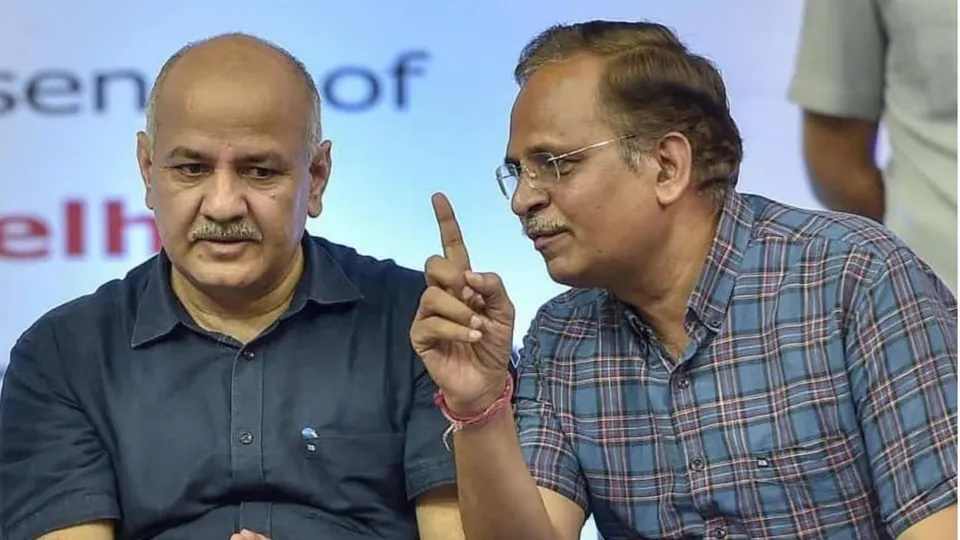 Manish Sisodia Satyendar Jain Delhi School Scam