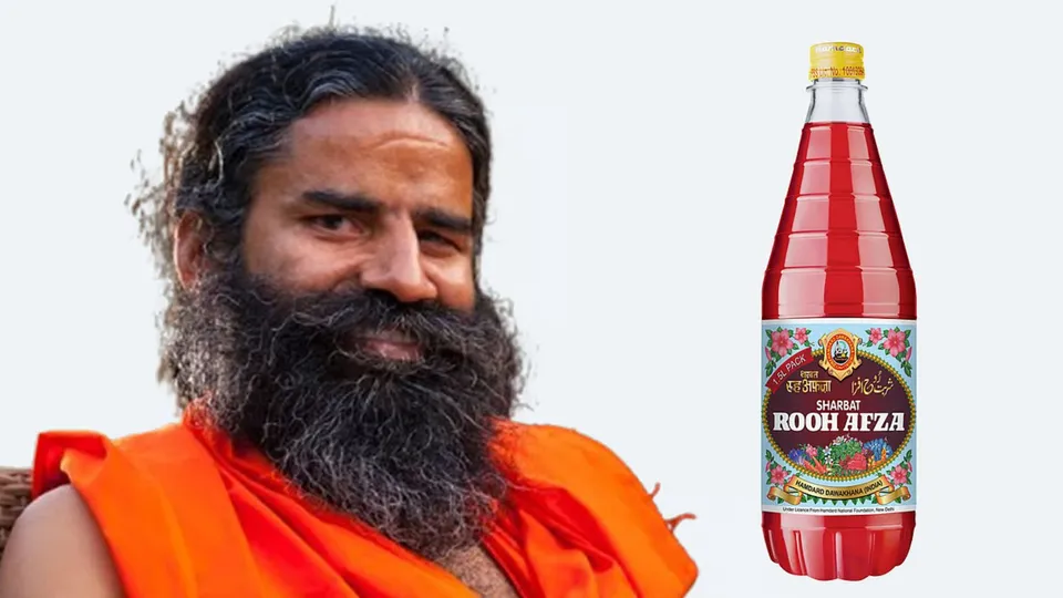Baba Ramdev Sharbat Jihad Rooh Afza