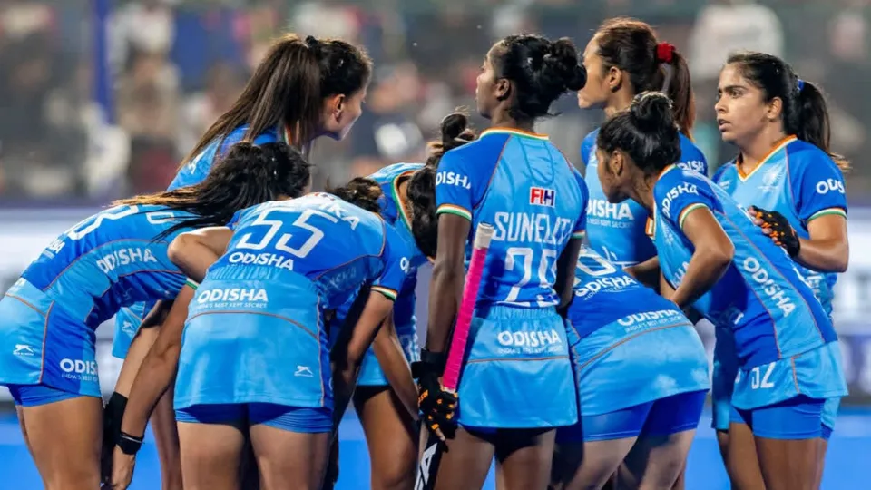 Indian womens hockey team image