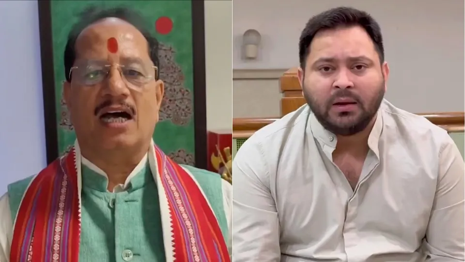 vijay kumar sinha tejashwi yadav