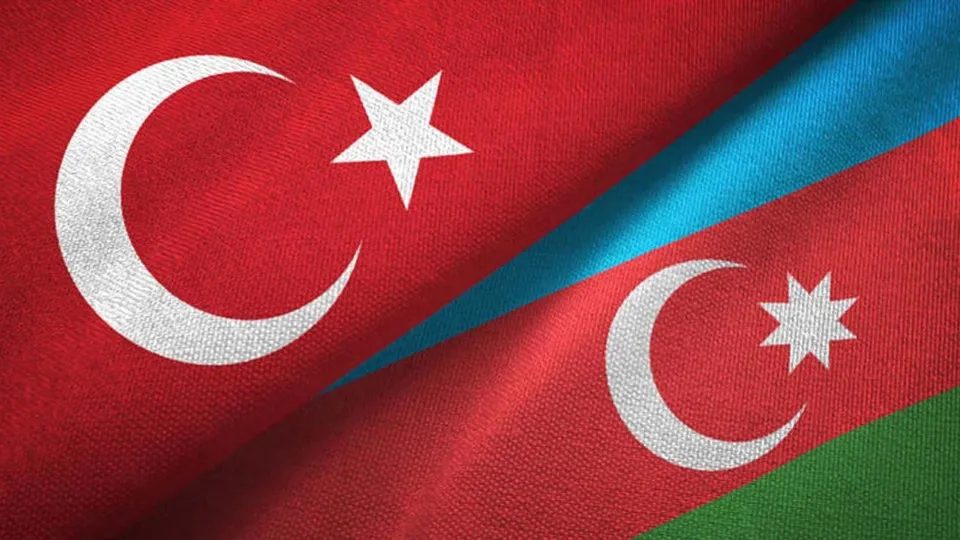 Azerbaijan Turkey Flags
