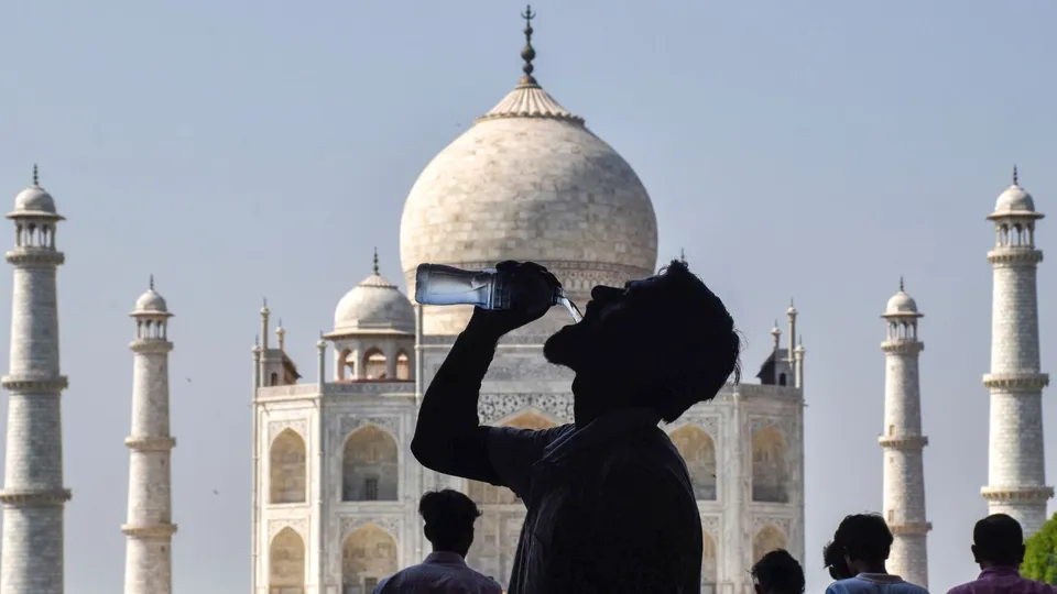 Taj Mahal Heatwave Uttar Pradesh Weather Hot Weather Summer