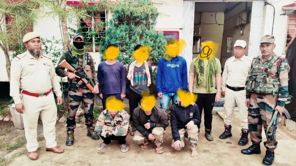 Manipur Police Arrests Militants Tengnoupal