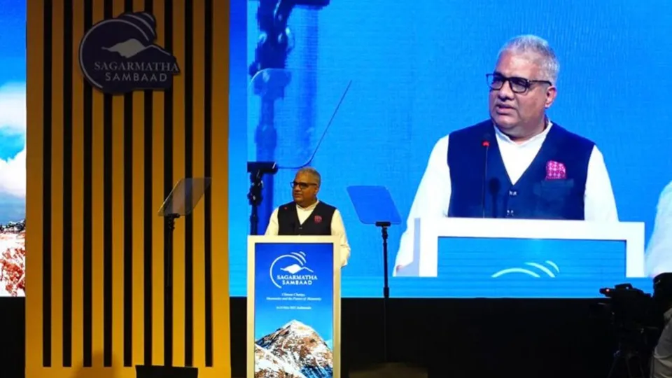 Bhupender Yadav Sagarmatha Sambaad