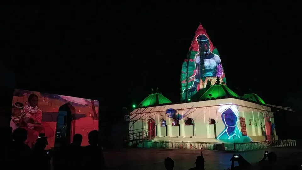 Samaleswari Temple Light Show