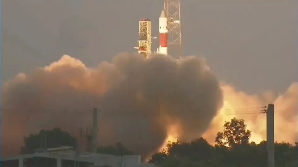 PSLV-C61 lift off 
