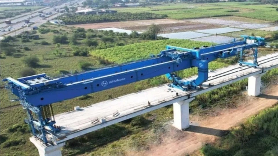 Viaduct of bullet train image 