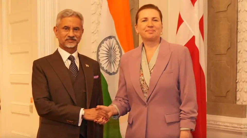 EAM S Jaishankar with Danish PM Mette Frederiksen