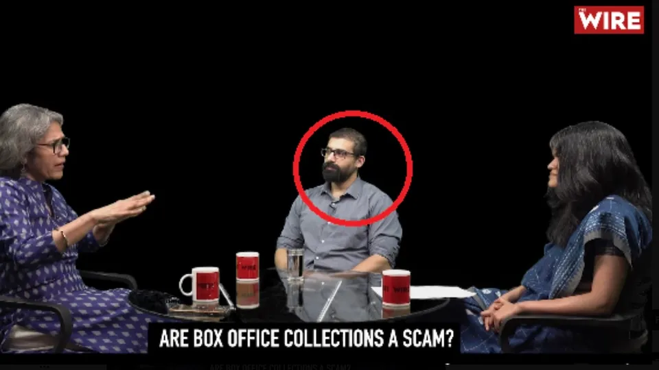 A screengrab of a show involving Omar Rashid (highlighted in the the circle)