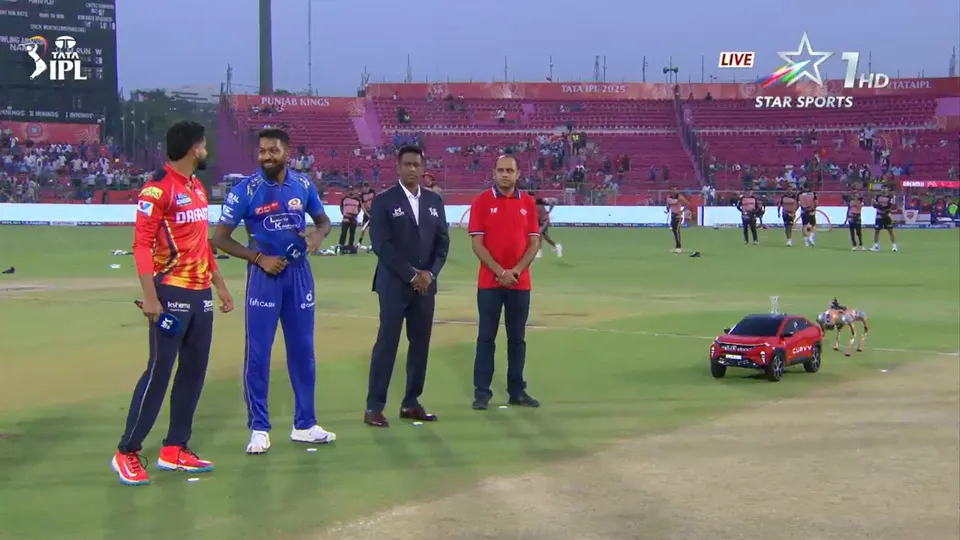 Punjab Kings win toss against Mumbai Indians 