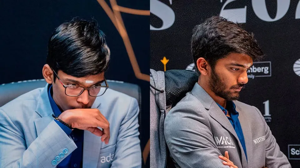 R Praggnanandhaa D Gukesh Indian Chess