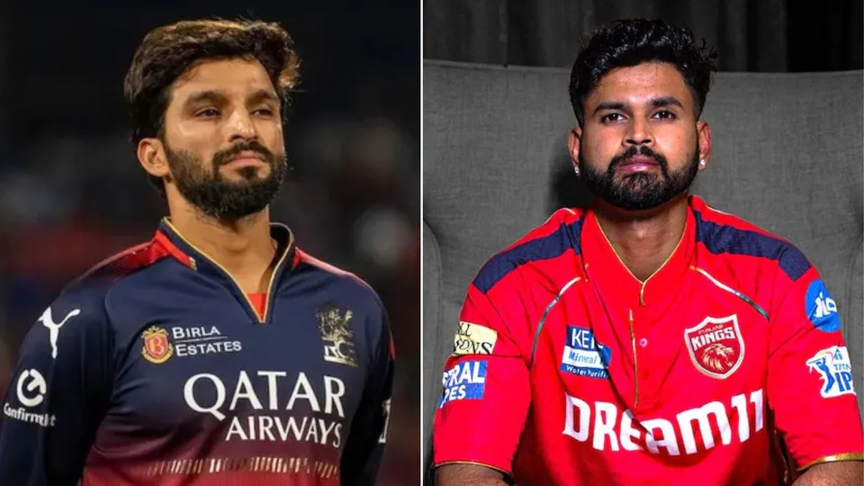 Rajat Patidar (L), Shreyas Iyer (R)