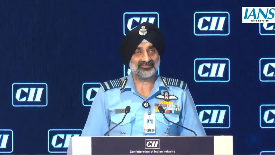 IAF chief AP Singh Dhillon image 