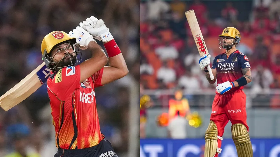 Virat Kohli Shreyas Iyer Royal Challengers Bengaluru vs Punjab Kings RCB vs PBKS IPL Finals