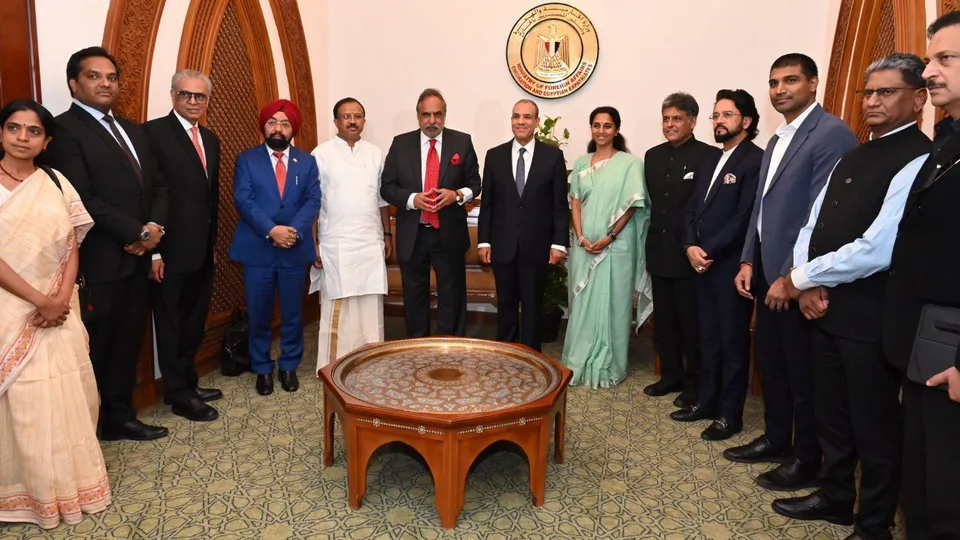 All Party Delegation Egypt Supriya Sule